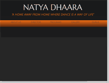 Tablet Screenshot of natyadhaara.org